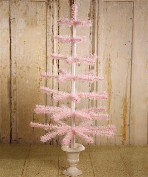 pink feather xmas tree|bethany lowe feather christmas tree.